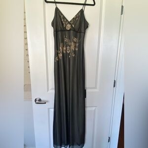 ARIANNA by Rachel Kaye detailed slip gown